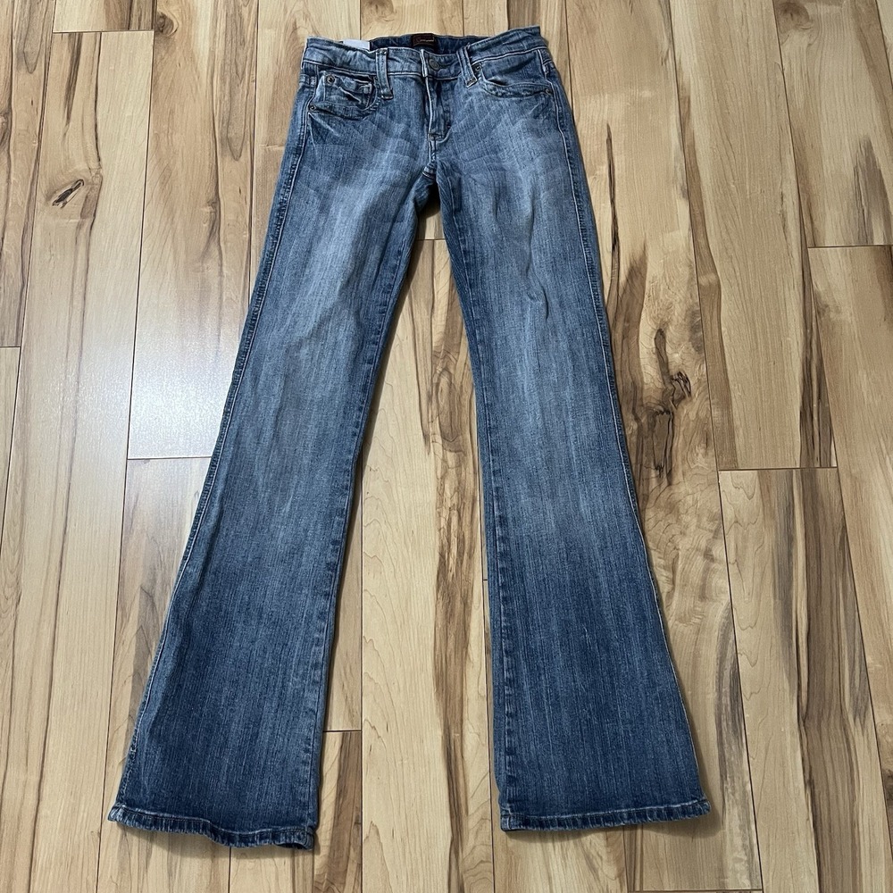 VTG Underground Soul Women's Y2K Low Rise Bootcut Jean Sz 3 Embroidered Festival